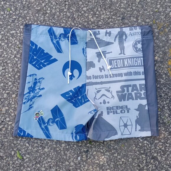 Vintage Star Wars Reworked Boom Box Benny Shorts UNISEX - Picture 1 of 8